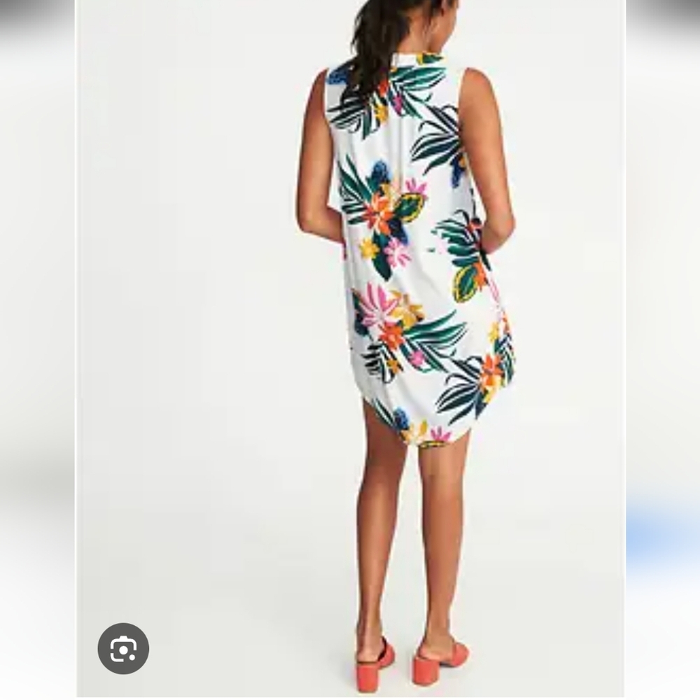 Old Navy Tropical Print Sleeveless‎ Dress